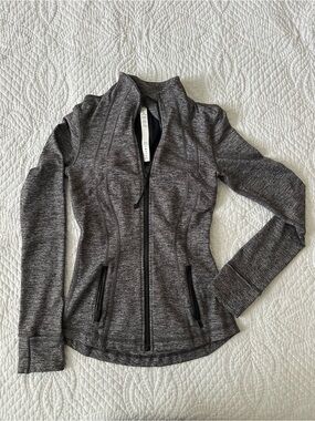 Lululemon Women's Gray Full-Zip Athletic Jacket